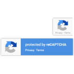 Displays Invisible Google reCAPTCHA badge on all pages